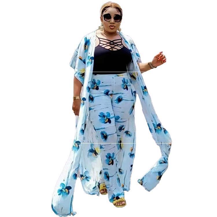 African Clothes Women For Women 3 Piece Set Tank Robes And